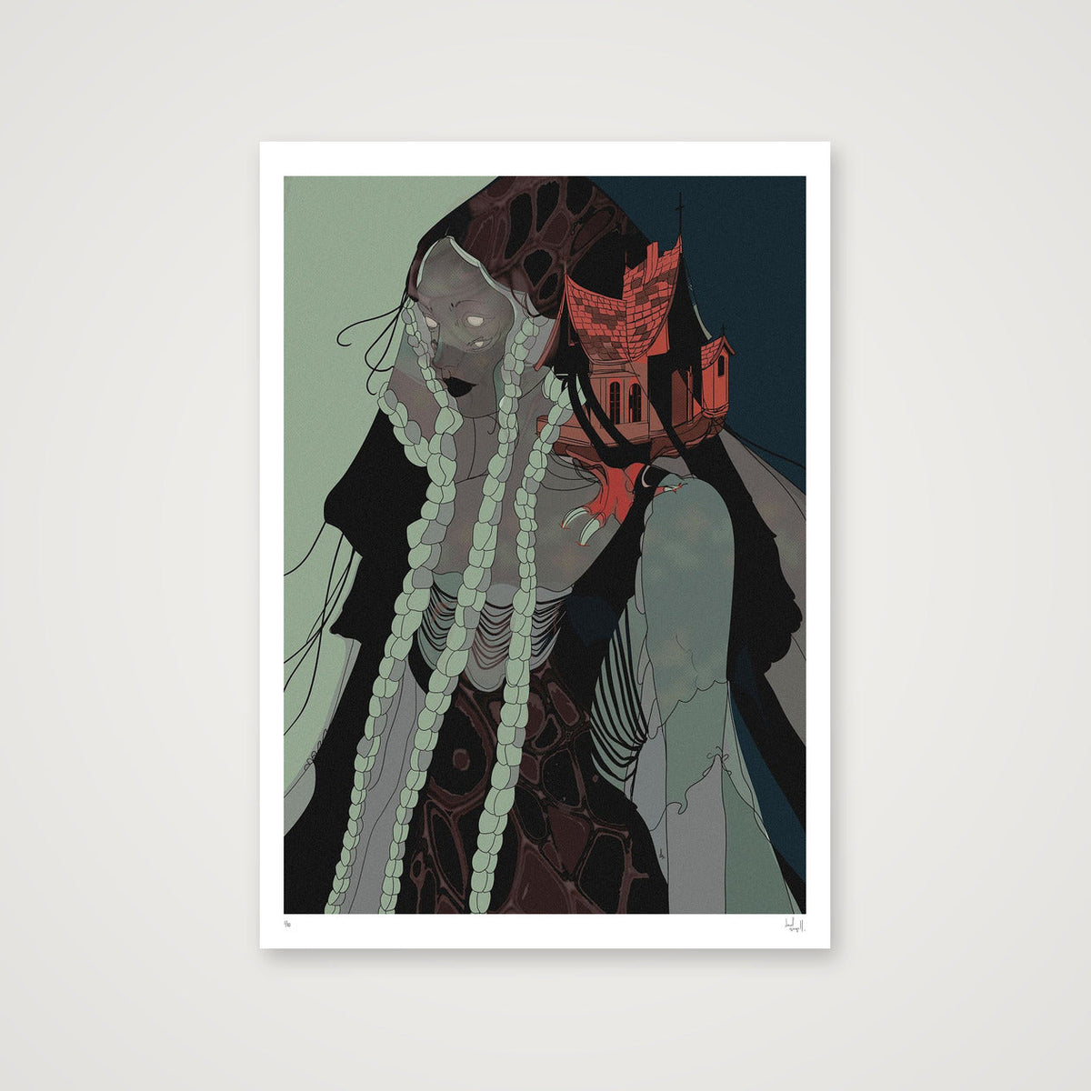 baba jaga. — A1 (59×84cm, 23×33") Print only
