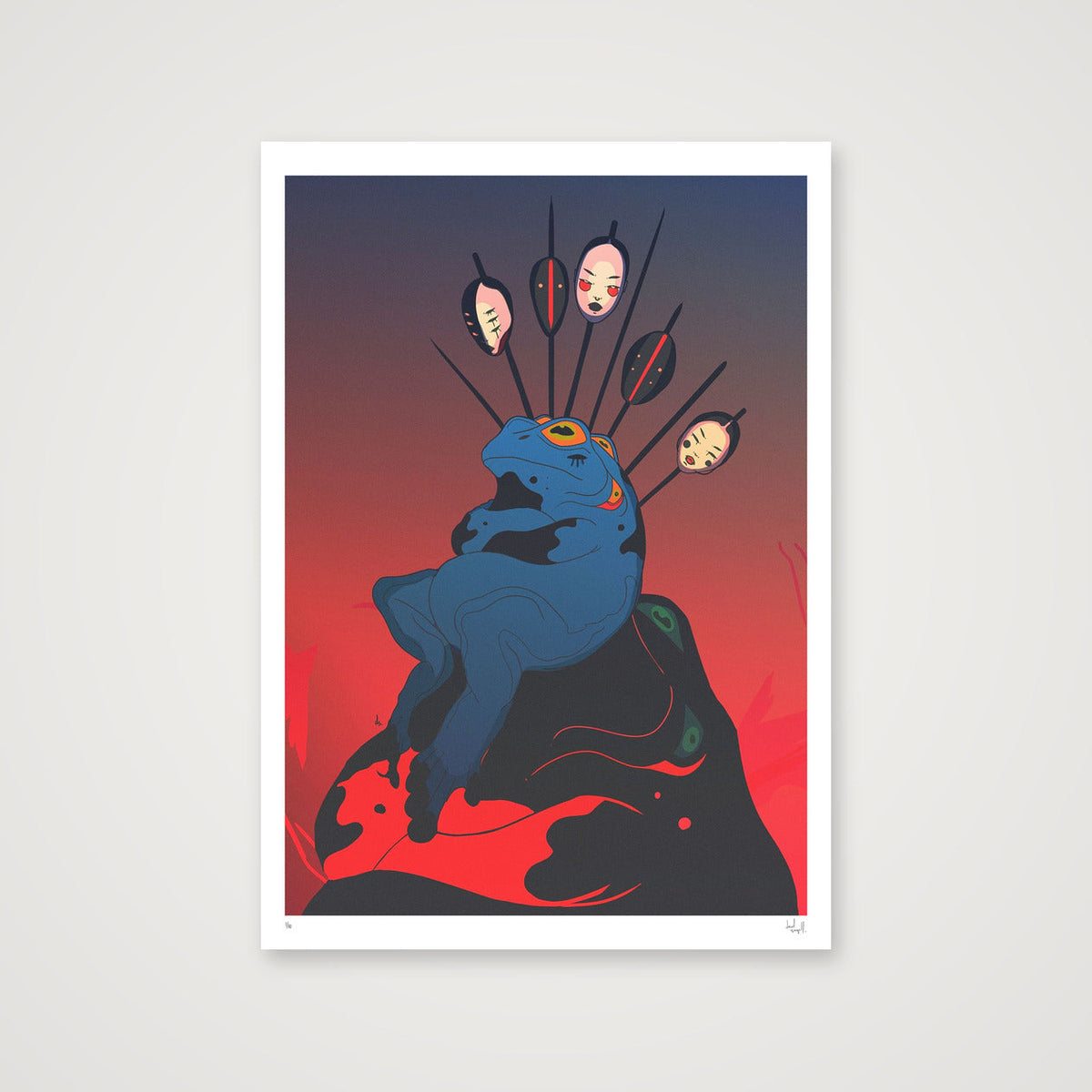 not amused. — A1 (59×84cm, 23×33") Print only