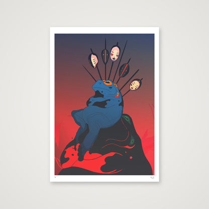 not amused. — A1 (59×84cm, 23×33") Print only