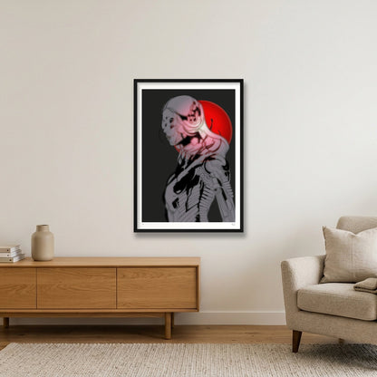syn-02. — 59×84cm, 23×33" Black Frame