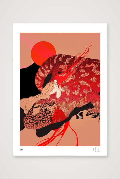 fire. — A3 (30×42cm, 12×17") Print only