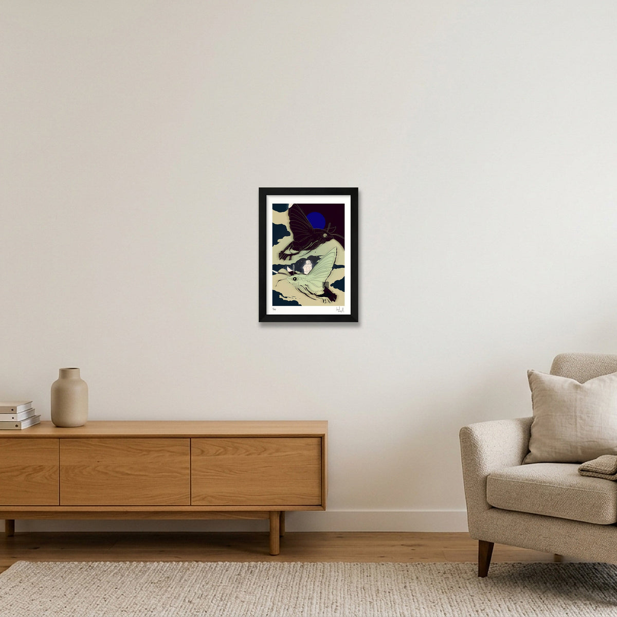 air. — A4 (21×30cm, 8×12") Black Frame