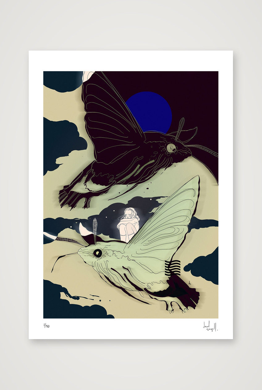 air. — A3 (30×42cm, 12×17") Print only