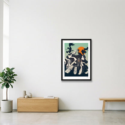 water. — A2 (42×59cm, 17×23") Black Frame