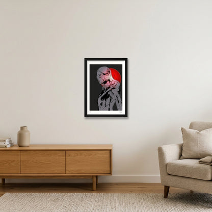 syn-02. — A3 (30×42cm, 12×17") Black Frame