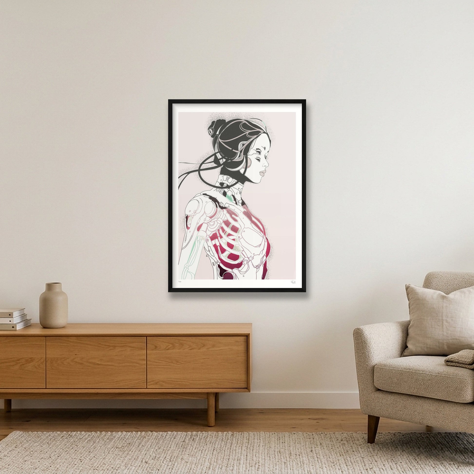 hoshi-01. — 59×84cm, 23×33" Black Frame