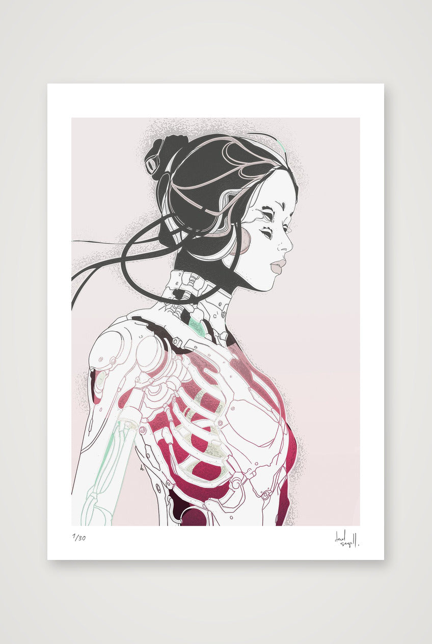 hoshi-01. — A3 (30×42cm, 12×17") Print only
