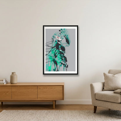 xena. — 59×84cm, 23×33" Black Frame