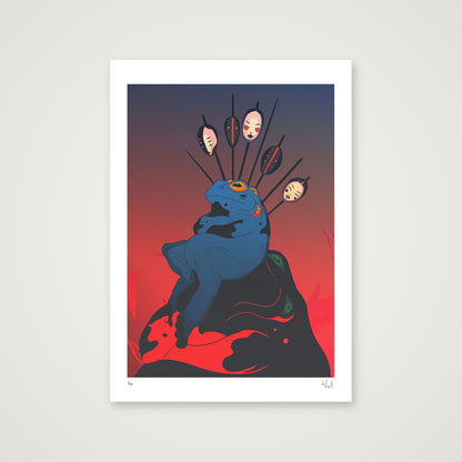 not amused. — A2 (42×59cm, 17×23") Print only