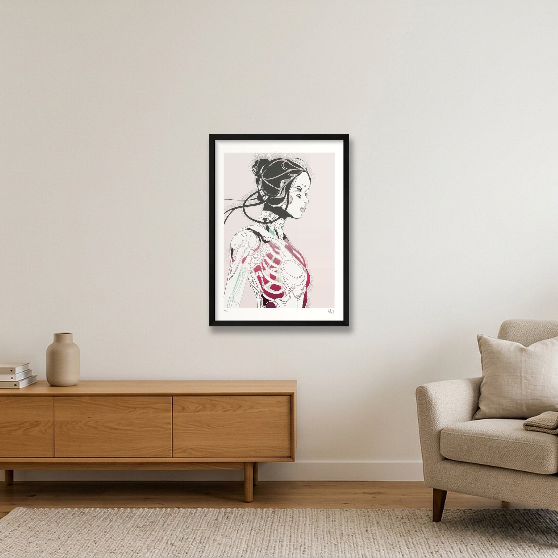 hoshi-01. — 42×59cm, 17×23" Black Frame